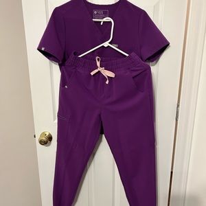Figs Zamora/Catarina set purple size small